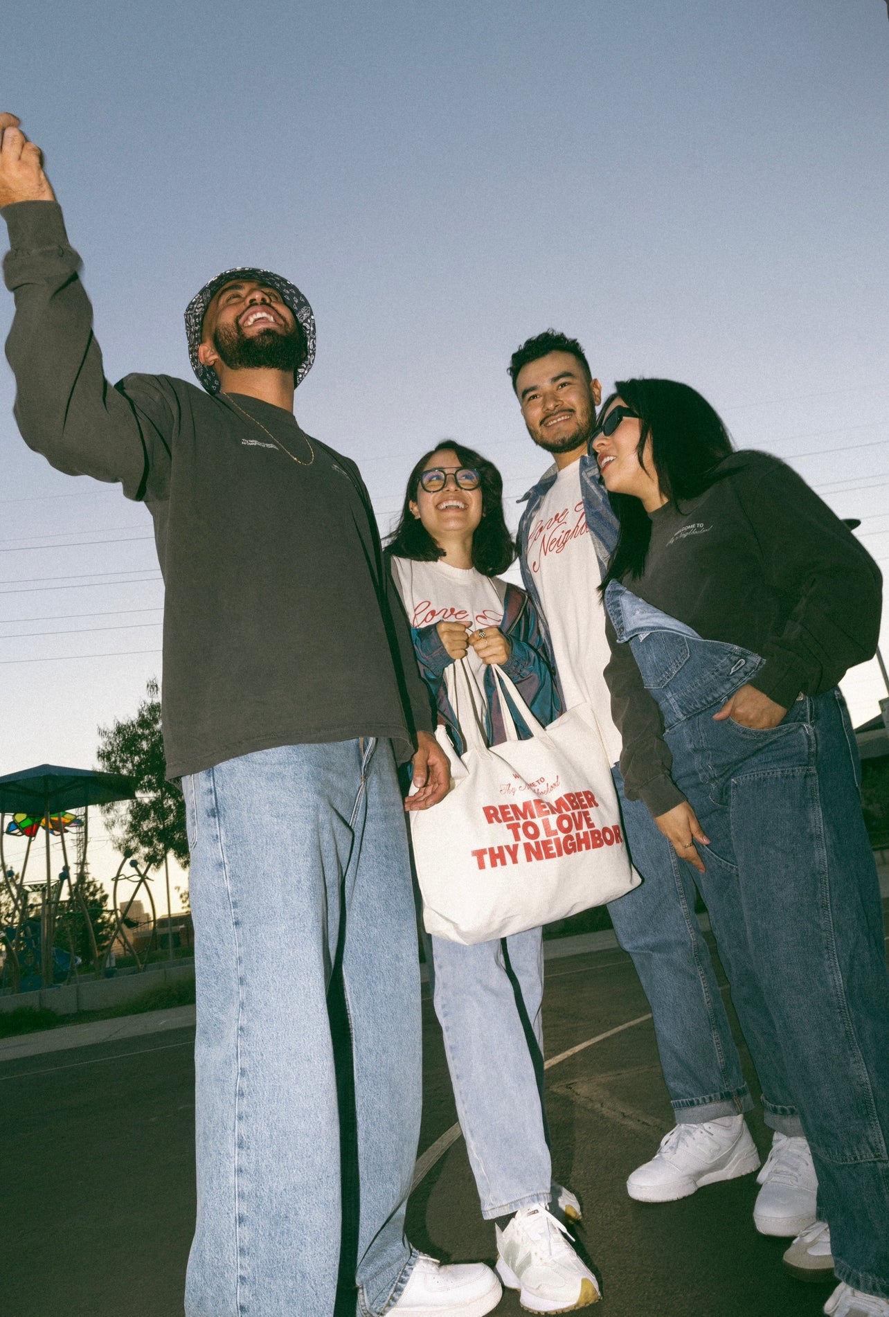 Love Thy Neighbor Tote Bag