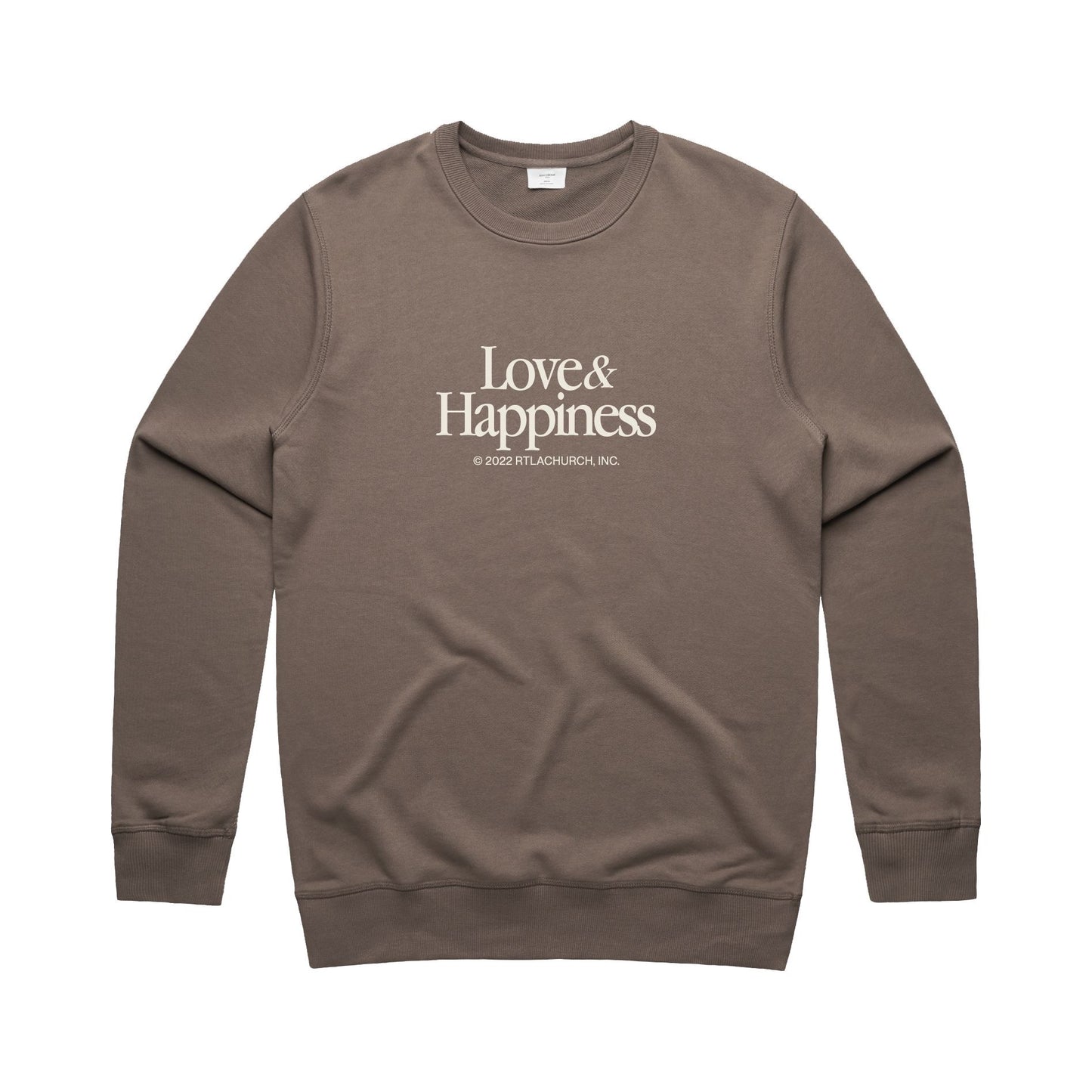 L&H BROWN CREWNECK