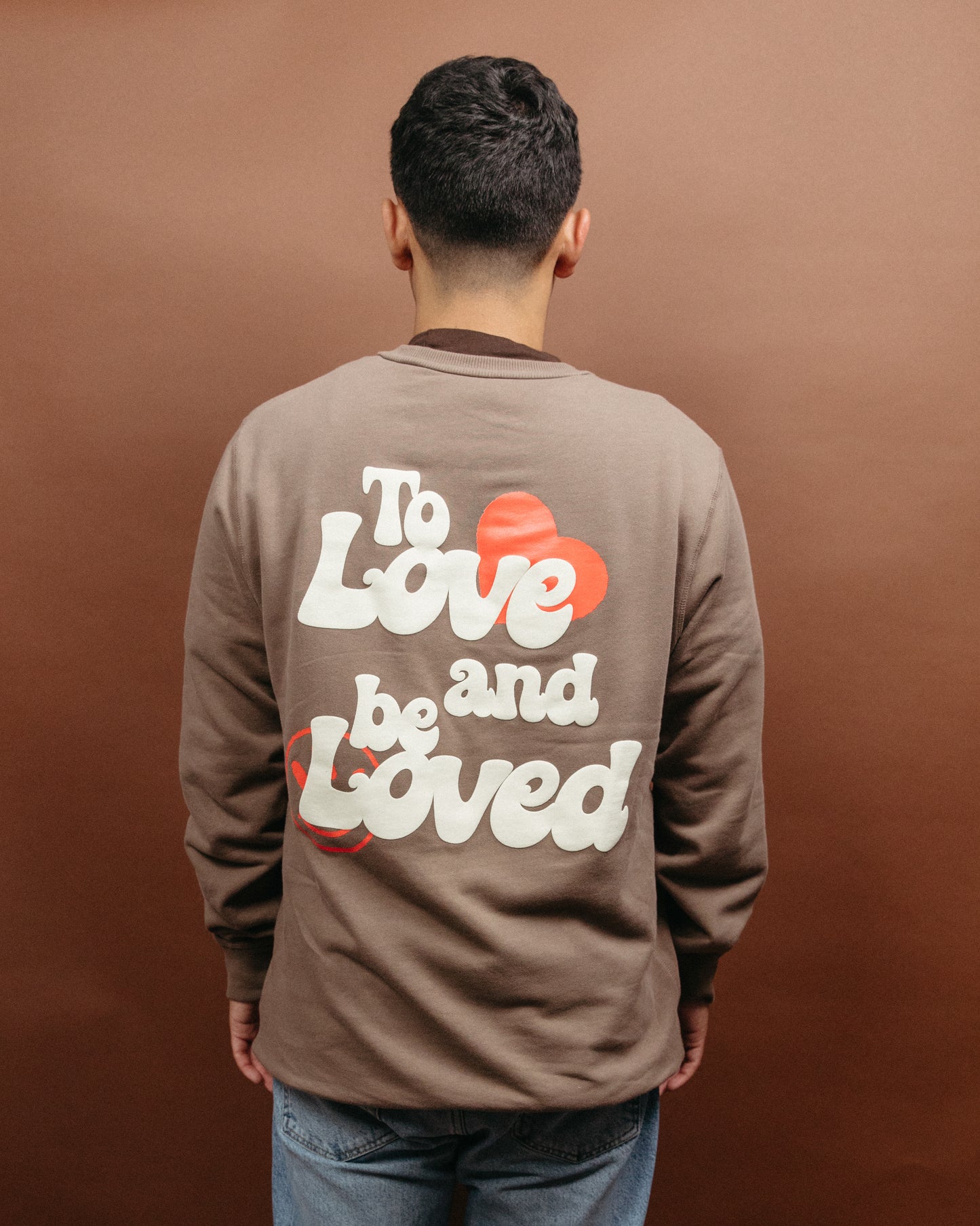 L&H BROWN CREWNECK